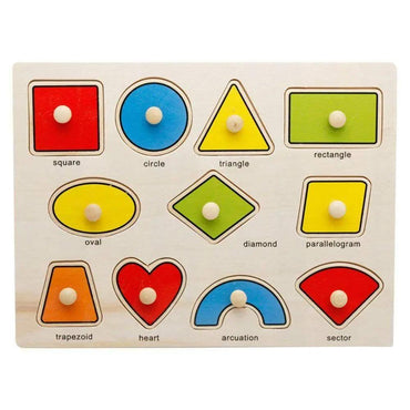 Wooden Puzzle Board Shapes The Stationers